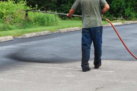 Asphalt sealcoating by Chip Seal Pros LLC